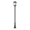 Z-Lite Beacon 3 Light Outdoor Post Mounted Fixture, Oil Rubbed Bronze & Clear Beveled 568PHXLR-519P-ORB - alternate 1